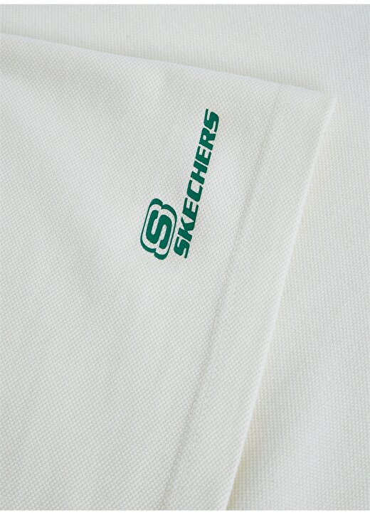 Skechers Düz Kırık Beyaz Erkek Polo T-Shirt S221047-102 Colorblock Polo T-Shirt 4