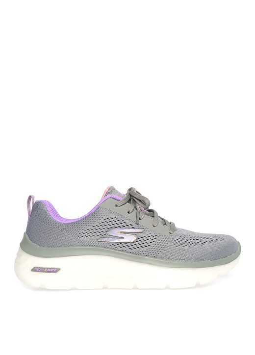 Skechers Gri - Mor Kadın Yürüyüş Ayakkabısı - 124578 Gypr Gowalk Hyperburst Space 1