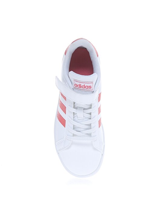 Adidas EG3811 Grand Court C Beyaz - Pembe Kadın Yürüyüş Ayakkabısı 4