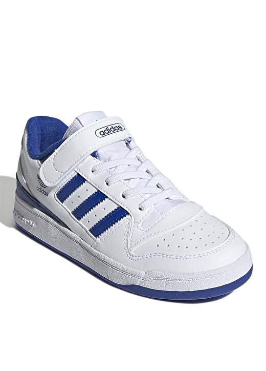 Adidas Beyaz - Mavi Erkek Çocuk Yürüyüş Ayakkabısı FY7978 FORUM LOW C 3