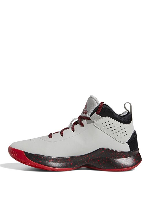 Adidas FW8980 Cross Em Up 5 K Wide Gri - Siyah - Kırmızı Erkek Çocuk Basketbol Ayakkabısı 2
