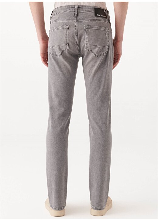 Mavi Slim Straight Erkek Denim Pantolon M0035181294_MARCUS Grey Black Pro 4