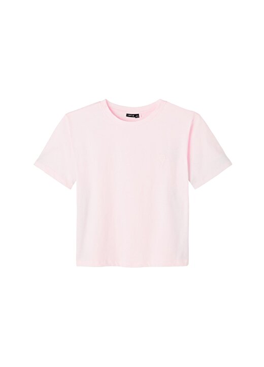 Lmtd Düz Pembe Kız Çocuk T-Shirt 13204083 1