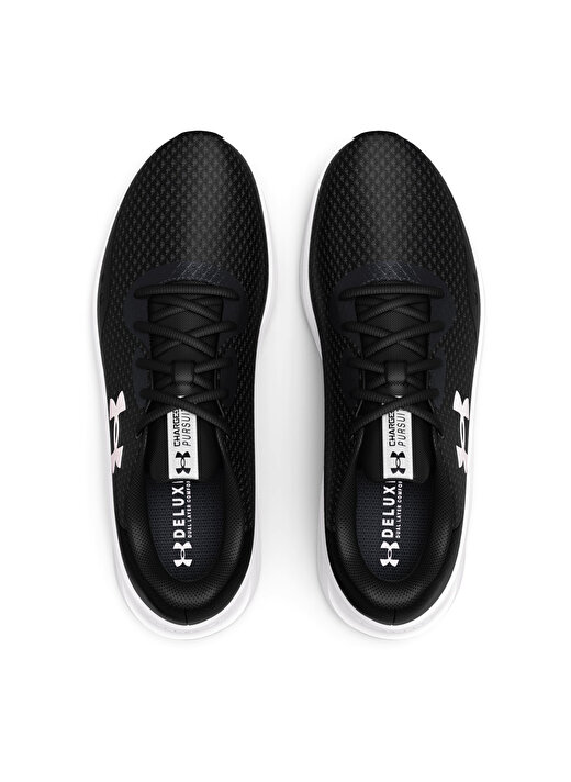 Under Armour Siyah - Beyaz Erkek Koşu Ayakkabısı 3024878 UA Charged Pursuit 3   2