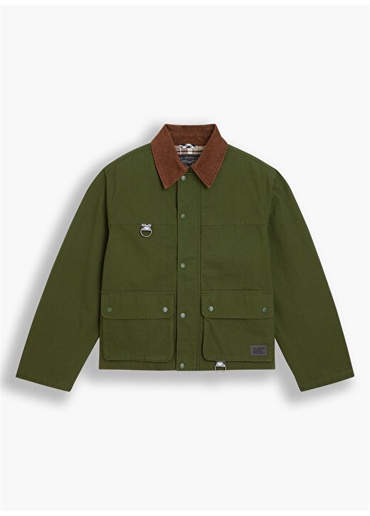 Levis A1830-0001 The Fishing Jacket Mossy Ceket Yaka Yeşil Erkek Mont 4