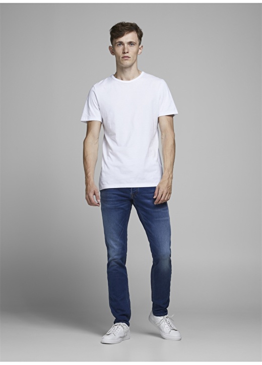 Jack & Jones 12175975_JJIGLENN JJORIGINAL GE 006 Erkek Düşük Bel Skinny Fit Denim Pantolon 1