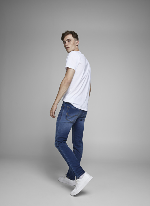 Jack & Jones 12175975_JJIGLENN JJORIGINAL GE 006 Erkek Düşük Bel Skinny Fit  Denim Pantolon 2