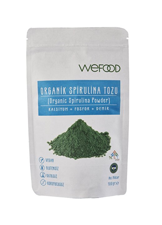 Wefood Organik Spirulina Tozu - 100 Gr 1
