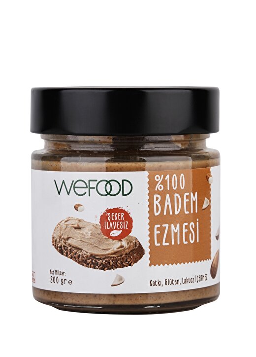 Wefood Badem Ezmesi %100 Sade - 200 Gr 1