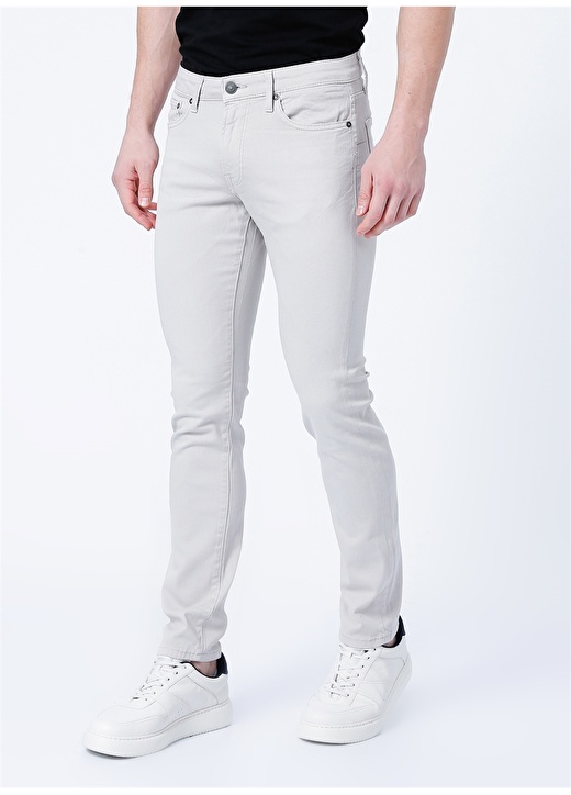 Jack & Jones Açık Gri Erkek Denim Pantolon 12204369_JPSTGLENN 3