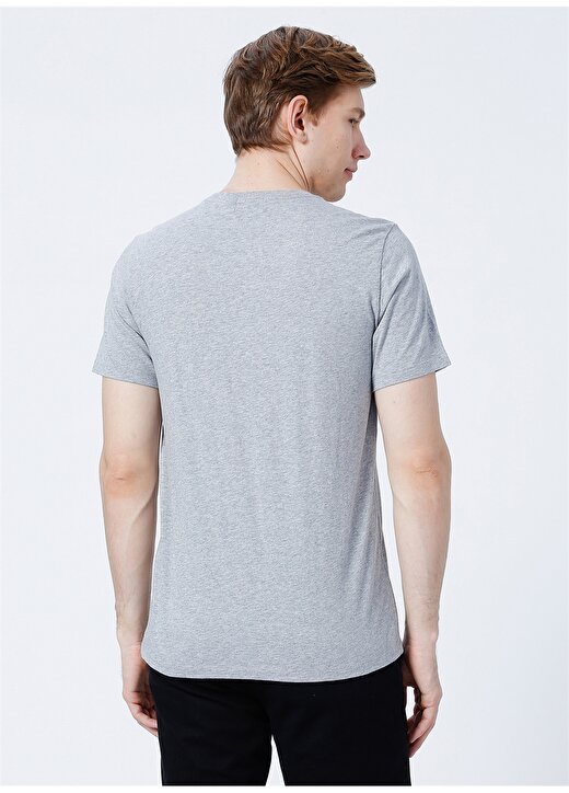 Dockers Slim Fit Beyaz Erkek Logo T-Shirt A1103-0060 4