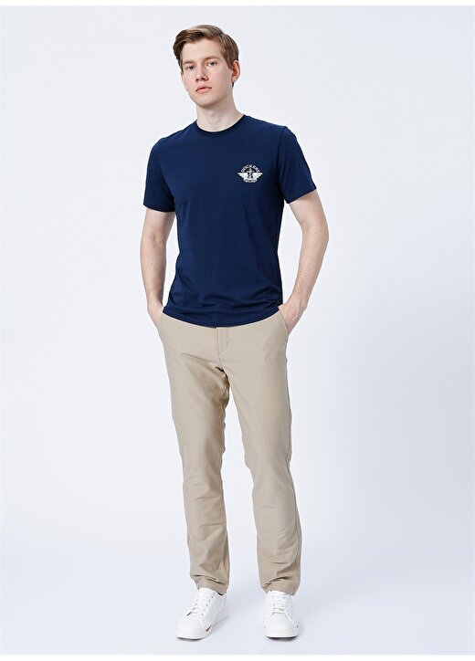 Dockers Slim Fit Beyaz Erkek Logo T-Shirt A1103-0062 2