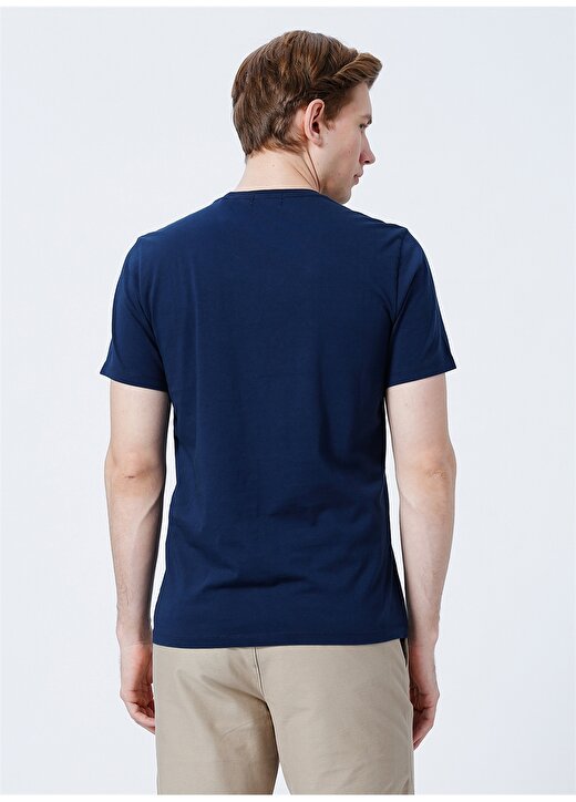 Dockers Slim Fit Beyaz Erkek Logo T-Shirt A1103-0062 4