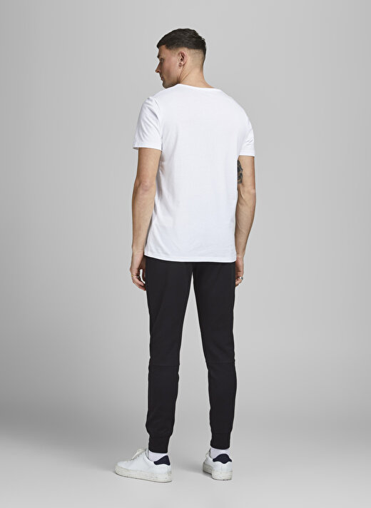 Jack & Jones 12184970_Jpstwill Jjair Sweatpants  Normal Bel Slim Fit Düz Siyah Erkek Eşofman Altı 2