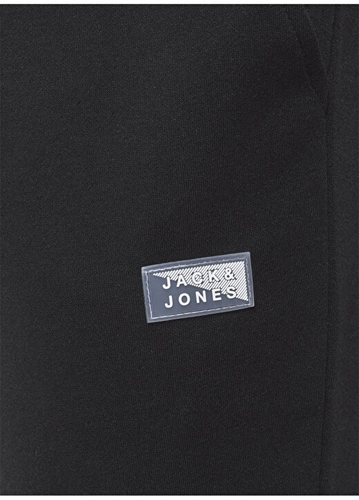 Jack & Jones 12184970_Jpstwill Jjair Sweatpants Normal Bel Slim Fit Düz Siyah Erkek Eşofman Altı 3