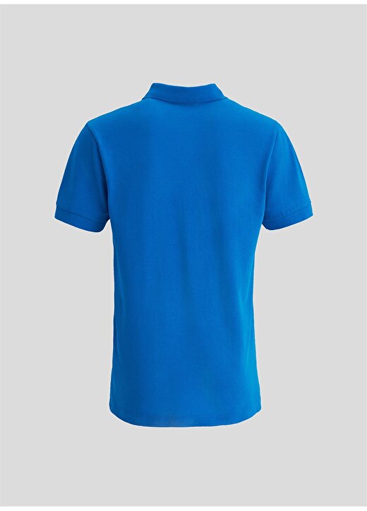 Kappa Düz Mavi Erkek Polo T-Shirt 361D3EWD39 M LOGO MALTAX 2 MSS 4