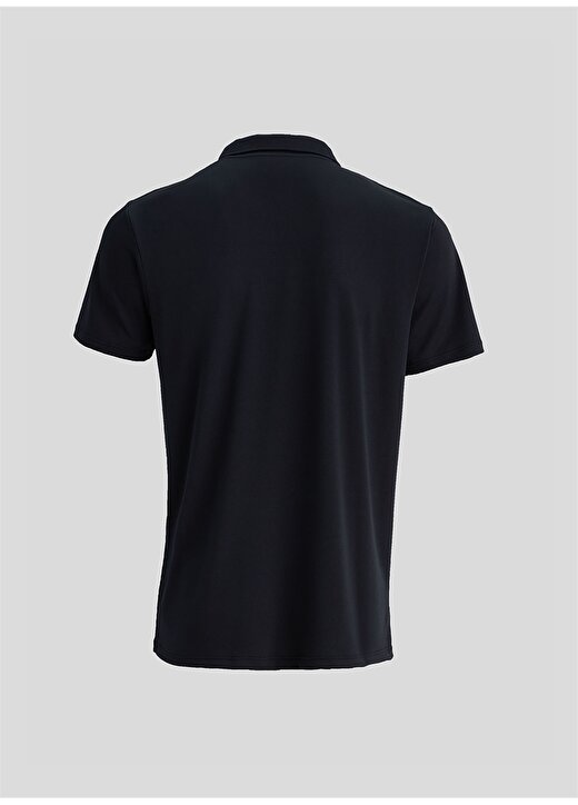 Kappa Düz Siyah Erkek Polo T-Shirt 331D53W005 M KOMBAT POLY POLO 4