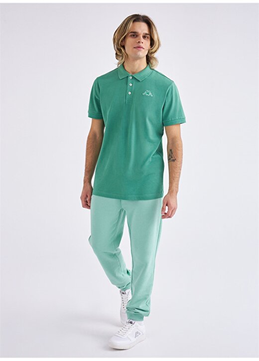 Kappa Düz Yeşil Erkek Polo T-Shirt 361D3EWD16 M LOGO MALTAX 2 MSS 1