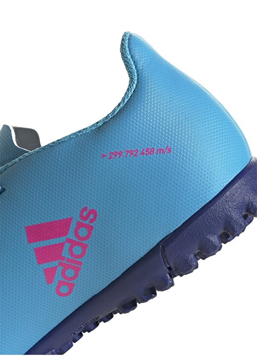 Adidas Pembe - Mavi Erkek Çocuk Halı Saha Ayakkabısı - GW7532 X Speedflow.4 Tf J 4