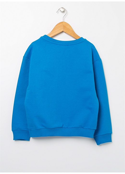 Aeropostale 22Sab-32 Saks Bisiklet Yakastandart Fit Erkek Çocuk Baskılı Sweatshirt 2