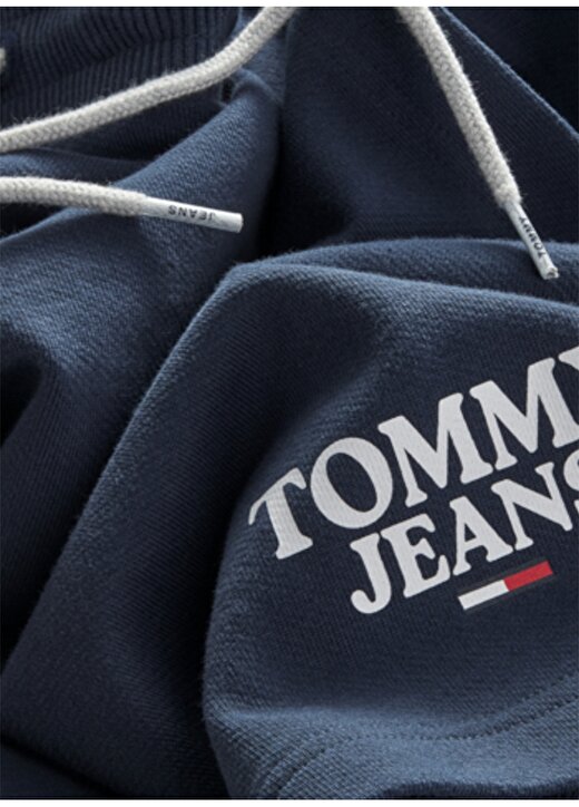 Tommy Jeans Normal Bel Regular Fit Düz Mavi Erkek Sweat Şort - DM0DM13342-C87 _Tjm Entry Graphic Sh 3