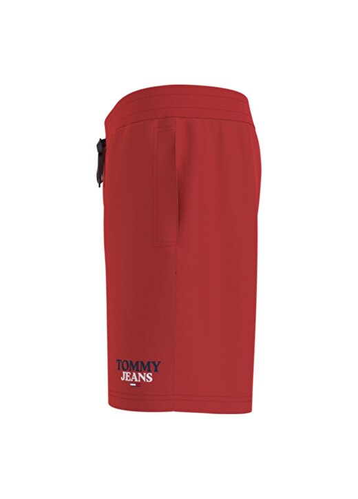 Tommy Jeans Normal Bel Regular Fit Düz Kırmızı Erkek Sweat Şort - DM0DM13342-XNL _Tjm Entry Graphic Sh 4