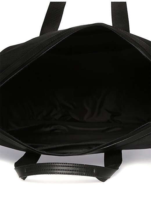 Fabrika Siyah Unisex Deri Duffle Bag 04FB1022-S 4