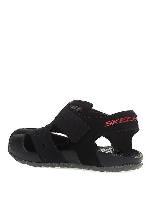 Skechers 92330N Bkcc Side Wave Siyah - Gri Erkek Çocuk Sandalet 2