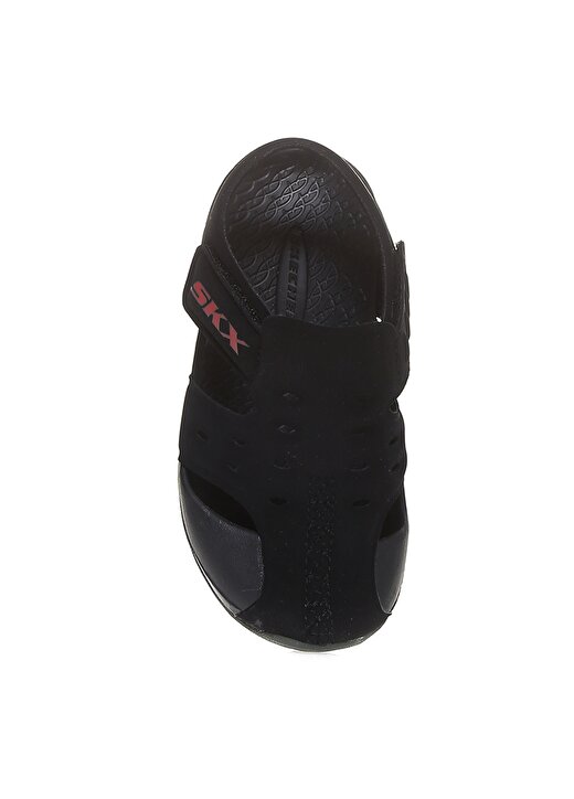 Skechers 92330N Bkcc Side Wave Siyah - Gri Erkek Çocuk Sandalet 4