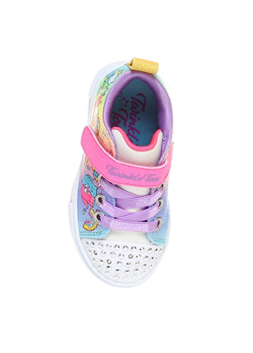 Skechers 314786N Mlt Twınkle Sparks-Bffmagıc Çok Renkli Kız Çocuk Yürüyüş Ayakkabısı 4