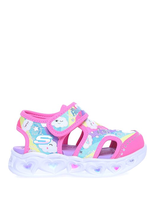 Skechers 302977N Hpmt Heart Lights Sandals Çok Renkli Kız Çocuk Yürüyüş Ayakkabısı 1