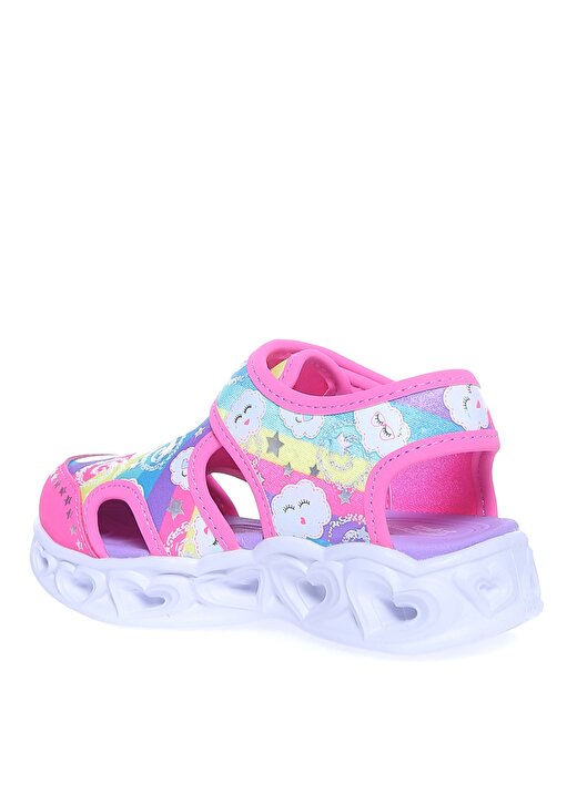 Skechers 302977N Hpmt Heart Lights Sandals Çok Renkli Kız Çocuk Yürüyüş Ayakkabısı 2
