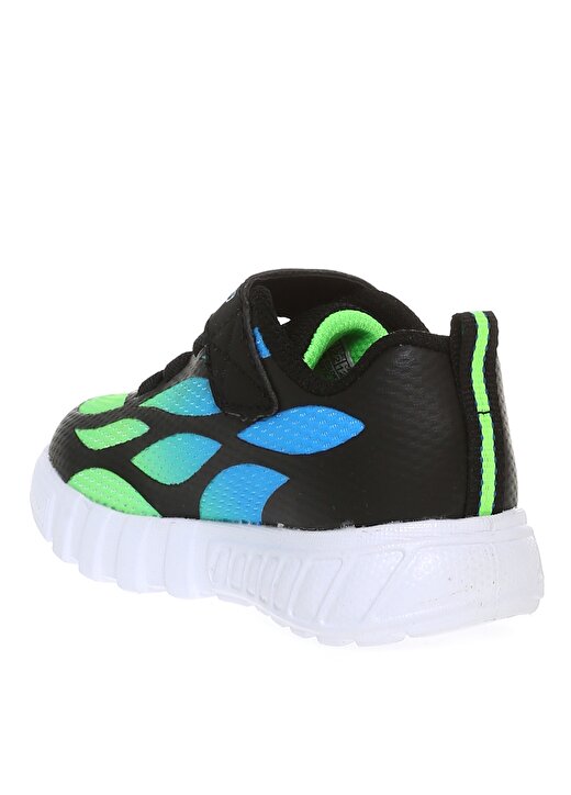 Skechers 400016N Bblm Flex-Glow - Dezlom Siyah - Mavi - Yeşil Erkek Çocuk Yürüyüş Ayakkabısı 2
