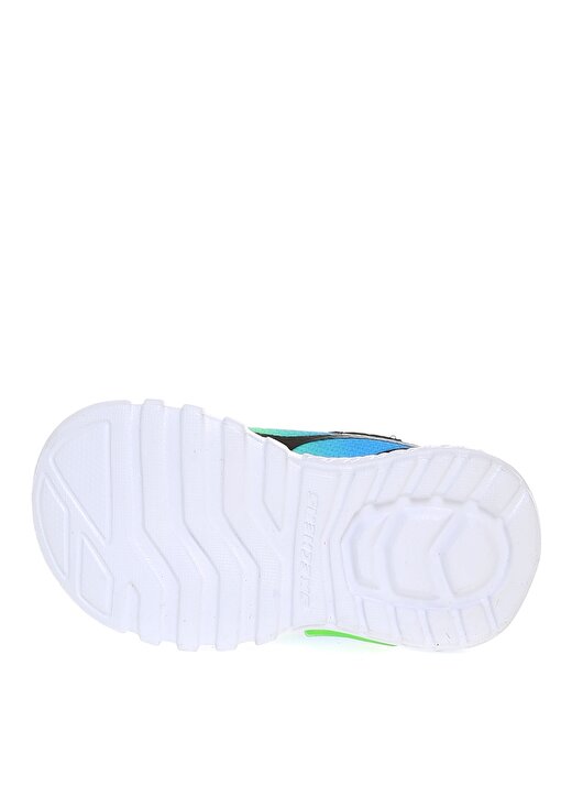 Skechers 400016N Bblm Flex-Glow - Dezlom Siyah - Mavi - Yeşil Erkek Çocuk Yürüyüş Ayakkabısı 3