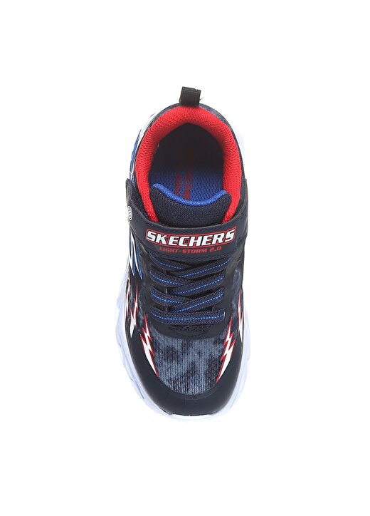 Skechers Lacivert - Kırmızı Erkek Çocuk Yürüyüş Ayakkabısı 400150L NVRD LIGHT STORM 2.0 4