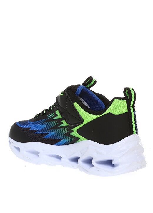 Skechers Siyah - Mavi - Yeşil Erkek Çocuk Yürüyüş Ayakkabısı 2