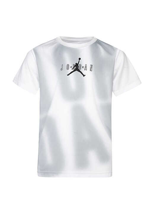 Nike Baskılı Beyaz Erkek Çocuk T-Shirt 95B245-001 JDB HBR VISION 1