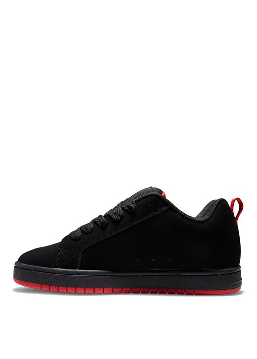 Dc Shoes ADYS100442-Byr Court Graffik Sq Siyah - Gri - Kırmızı Erkek Deri Lifestyle Ayakkabı 3