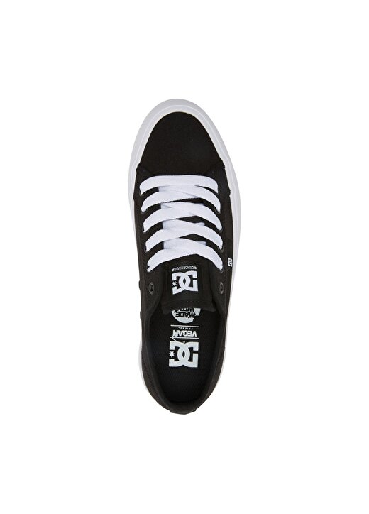 Dc Shoes Siyah - Beyaz Kadın Lifestyle Ayakkabı ADJS300280-BKW MANUAL PLATFORM 4