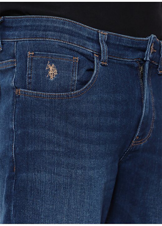 U.S. Polo Assn. Slim Fit Açık Mavi Erkek Denim Pantolon CETTA 4