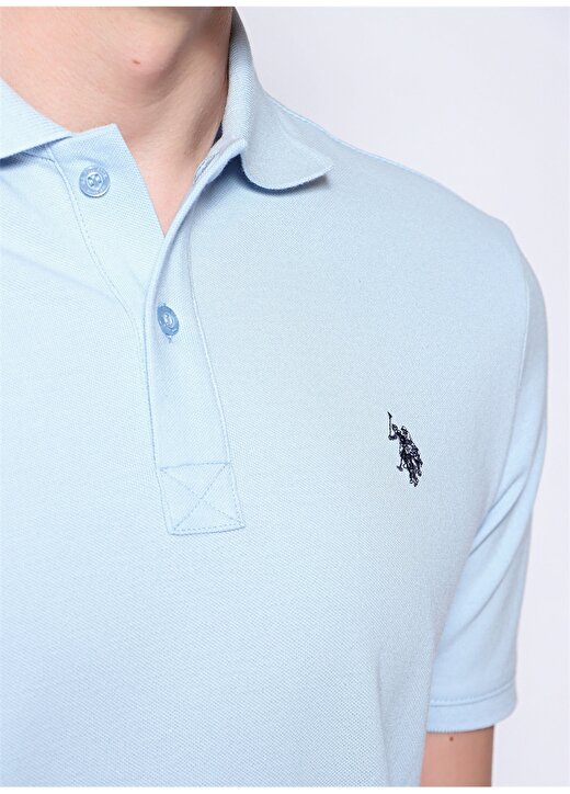 U.S. Polo Assn. Polo Yaka Açık Mavi Erkek Polo T-Shirt GTP04IY022 4