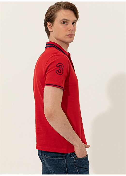 U.S. Polo Assn. Polo Yaka Kırmızı Erkek Polo T-Shirt GSD01IY022 3