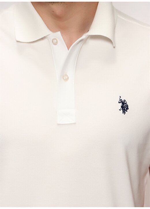 U.S. Polo Assn. Polo Yaka Bej Erkek Polo T-Shirt GTP04IY022 4