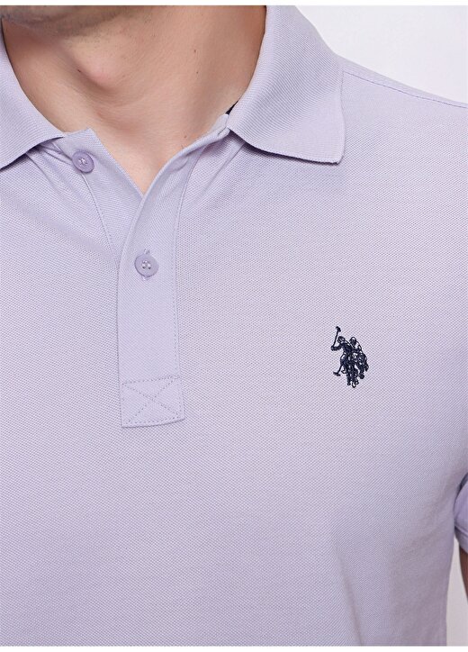 U.S. Polo Assn. Lila Erkek Polo T-Shirt GTP04IY022 4