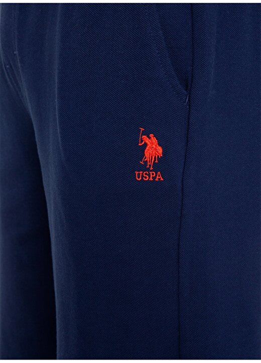 U.S. Polo Assn. Normal Bel Standart Kalıp Lacivert Erkek Sweat Şort - MARKOIY022 4