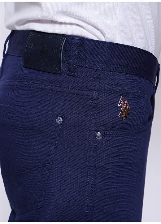 U.S. Polo Assn. Normal Bel Regular Fit Lacivert Erkek Pantolon - MICHAEL22Y-REG 4