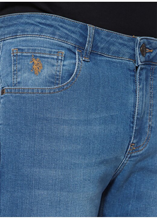 U.S. Polo Assn. Slim Fit Açık Mavi Erkek Denim Pantolon NETTA-K 4