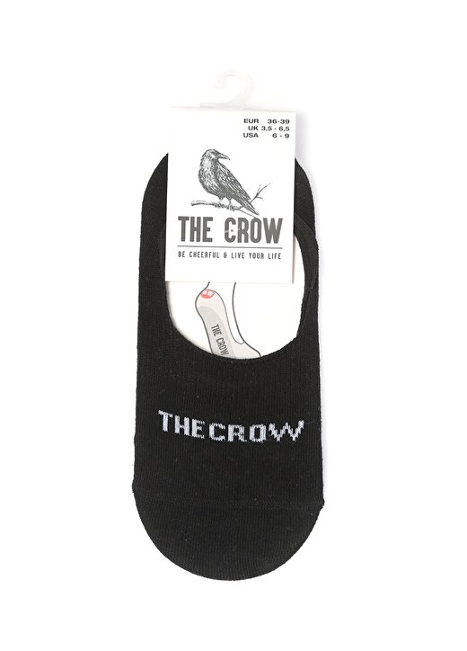 The Crow Siyah Kadın Babet Çorabı HANSEL 1