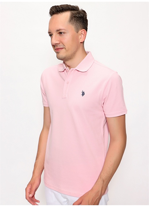 U.S. Polo Assn. Polo Yaka Pembe Erkek Polo T-Shirt GTP04IY022 1