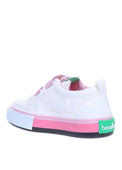 Benetton Beyaz - Pembe Kız Çocuk Yürüyüş Ayakkabısı BN-30441 177 2